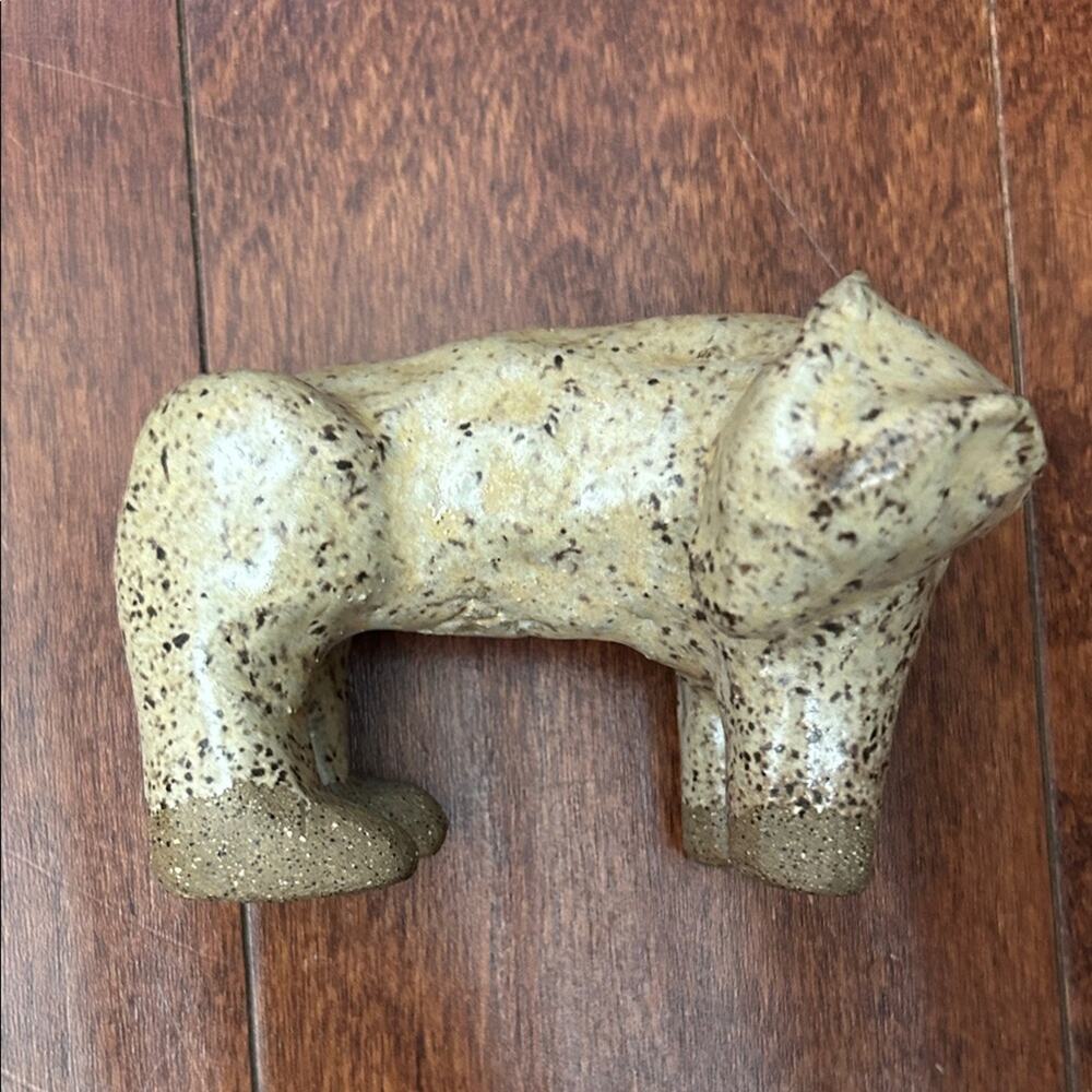 Speckled Ceramic Animal Figurine